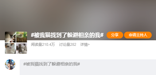 躲避相亲的我，被我猫找到了…