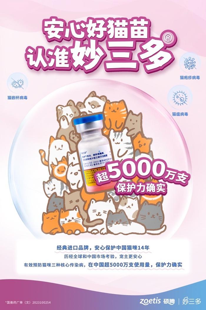 安心猫苗妙三多——为猫咪健康护航