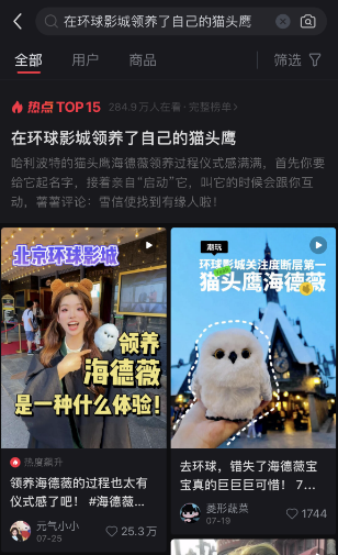 梦幻成真！哈利·波特粉丝在环球影城领养了自己的猫头鹰