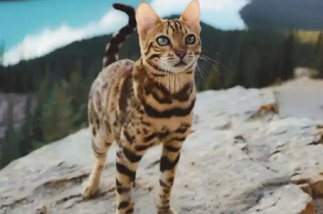 主人带着豹猫一起旅行，这画面太美了，真让人羡慕